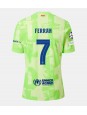 Barcelona Ferran Torres #7 Ausweichtrikot 2024-25 Kurzarm